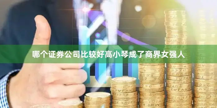 哪个证券公司比较好高小琴成了商界女强人