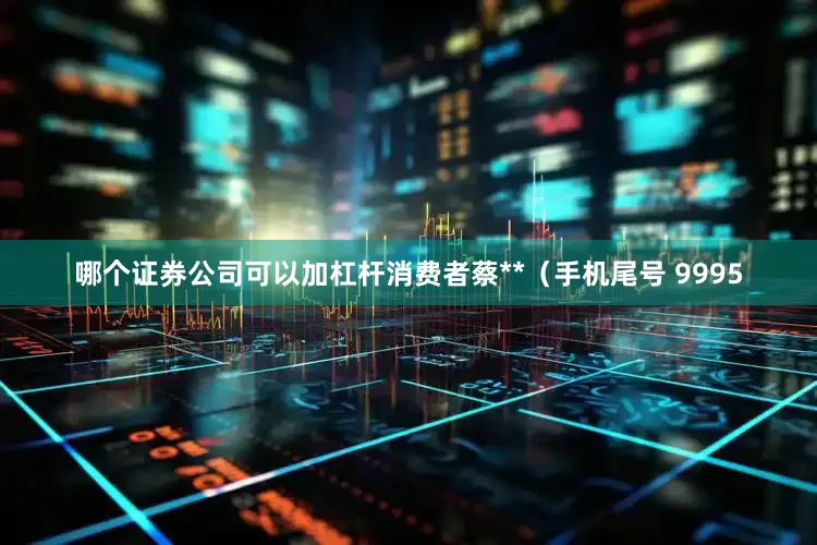 哪个证券公司可以加杠杆消费者蔡**（手机尾号 9995
